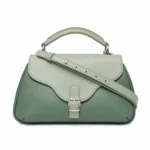 Toteza Green Leather Top Handle Handbag