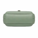Toteza Green Leather Top Handle Handbag - Image 4